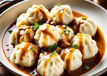 kluski slaskie z miesem